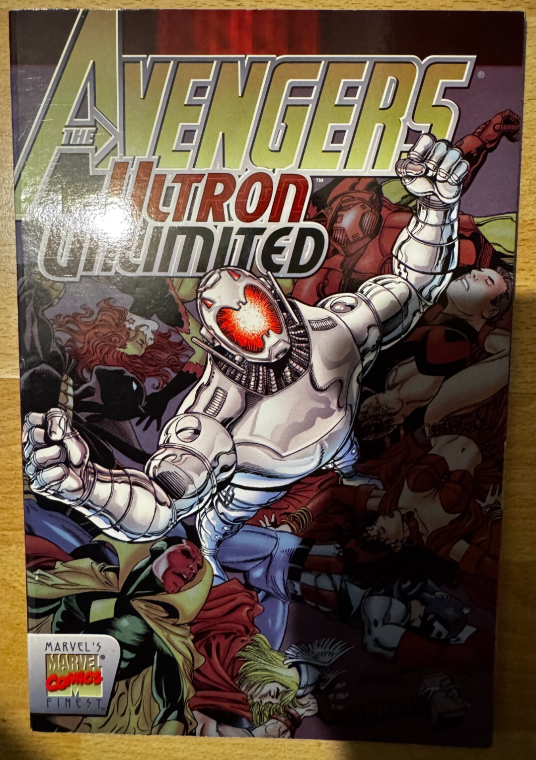 Avengers Ultron Unlimited Paperback TPB Graphic Novel Marvel Comic busiek perez