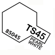 Spray Paint For Plastic 100 Ml. Pearl White Ts45 TAMIYA