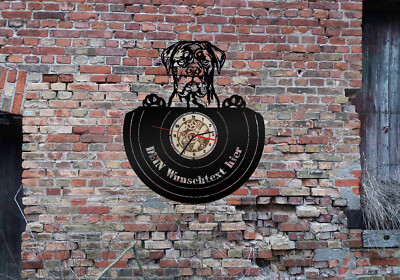 Wanduhr Uhr Cane Corso Dog Hund Hunde Hundekorb Welpe Welpen Fresstation Futter