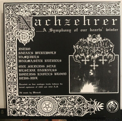 Satanic Warmaster - Nachzehrer LP 2023 Werewolf Records - VIL-ONE