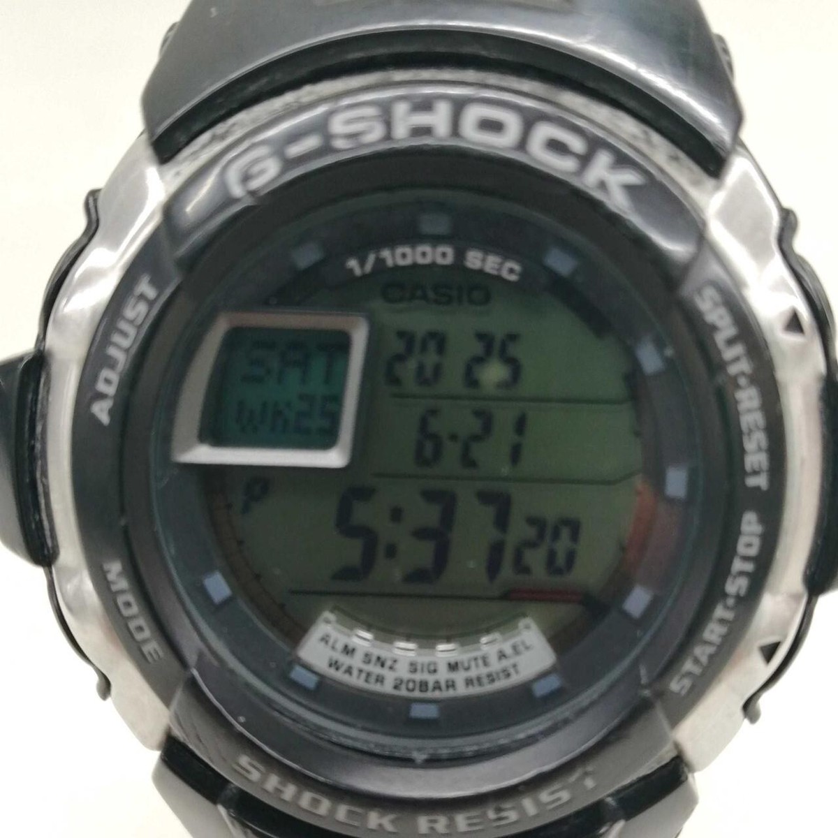 時計 G-SHOCK  CASIO 3095 G-7700 Casio G Shock G7700 Shock Resistant 3095 WR200 Black Resin