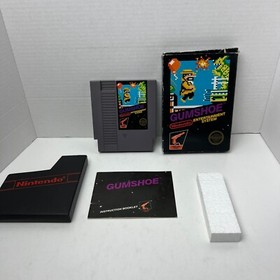 Gumshoe 5 Screw Nintendo Entertainment System NES Video Game With Box Manual