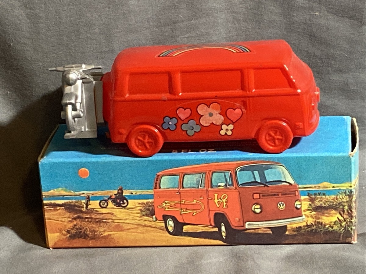 BRISA VW Collection Volkswagen Deodorante per Auto Profumo per Ambiente Diffusore di fragranza Campervan T1 Bus design (Bus Classico/Vaniglia/ Arancione
