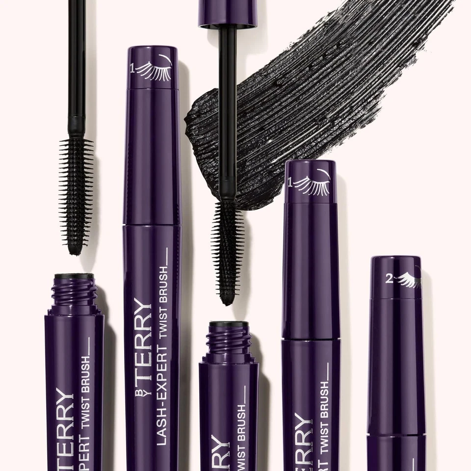 LUXUS 2in1 BÜRSTE MASCARA / WIMPERNTUSCHE BY TERRY LASH EXPERT TWIST BRUSH BLACK - Bild 2 von 4