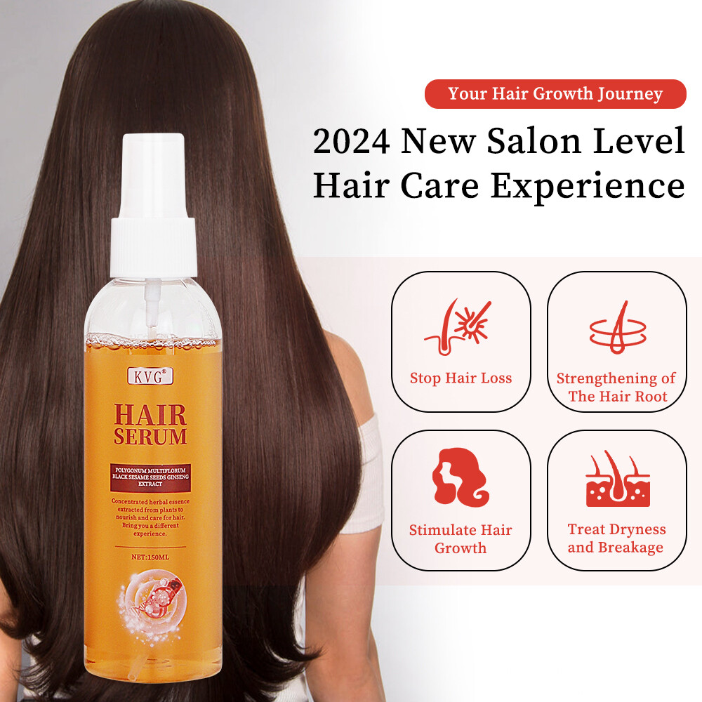 Hair Growth Serum for Men & Women - Anti Hair Loss Treatment for Thicker Hair-image