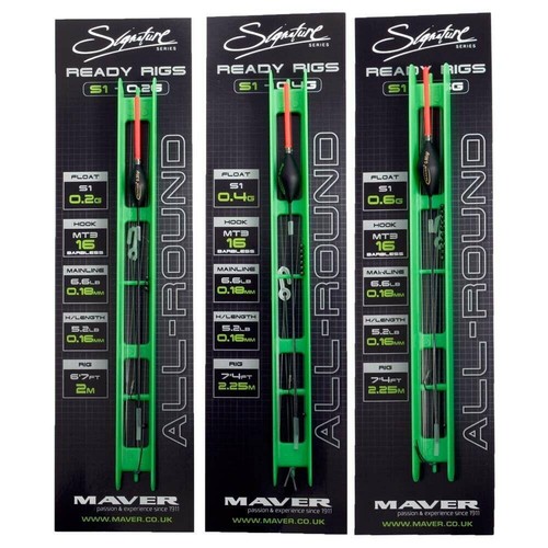Maver Signature Ready Made Pole Rigs *All Models* NEW Carp Coarse