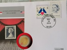 Grace Kelly With 2 Euro Colorful