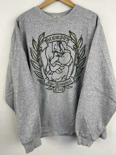 Club Sweatshirt Gray Medium Pullover | eBay