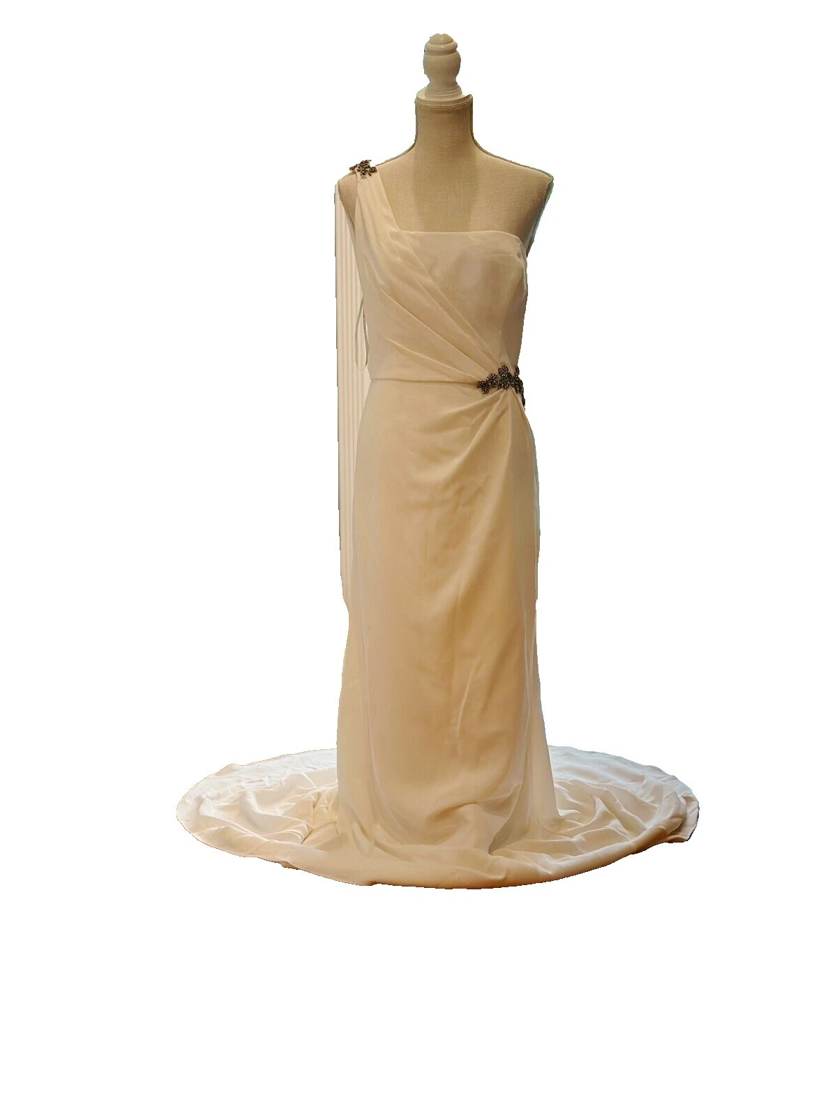 One Shoulder 14 Women's Size Wedding Dresses