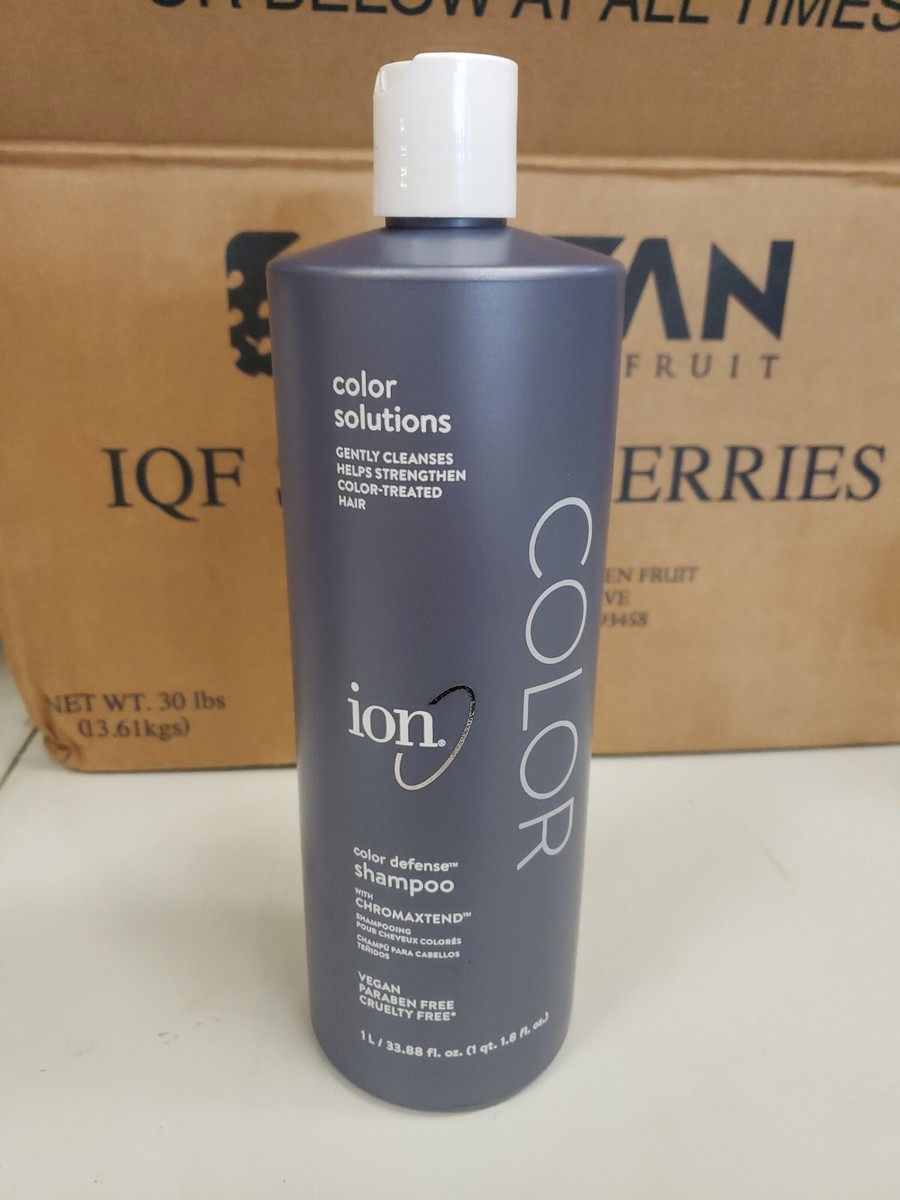Ion Color Defense Shampoo With Chromaxtend Vegan Paraben Free 33.8