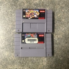 Street Fighter 2 & Street Fighter 2 Turbo  (Super Nintendo, SNES) Authentic