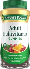 Adult Multivitamin Gummies, Vitamin Supplement, Daily Nutritional Needs, Orange,