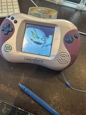 LeapFrog Leapster 2 Pink Purple Game System Works W SpongeBob Saves The Day Game
