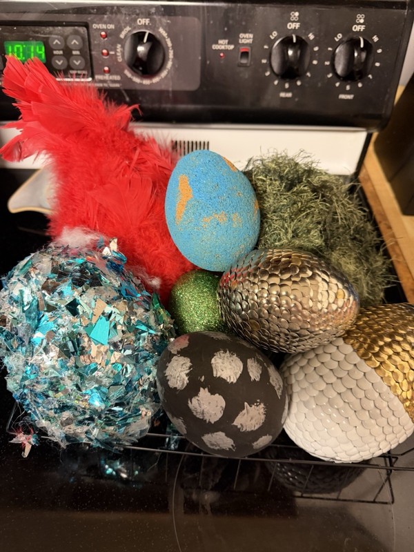 Harry Potter homemade dragon eggs for party