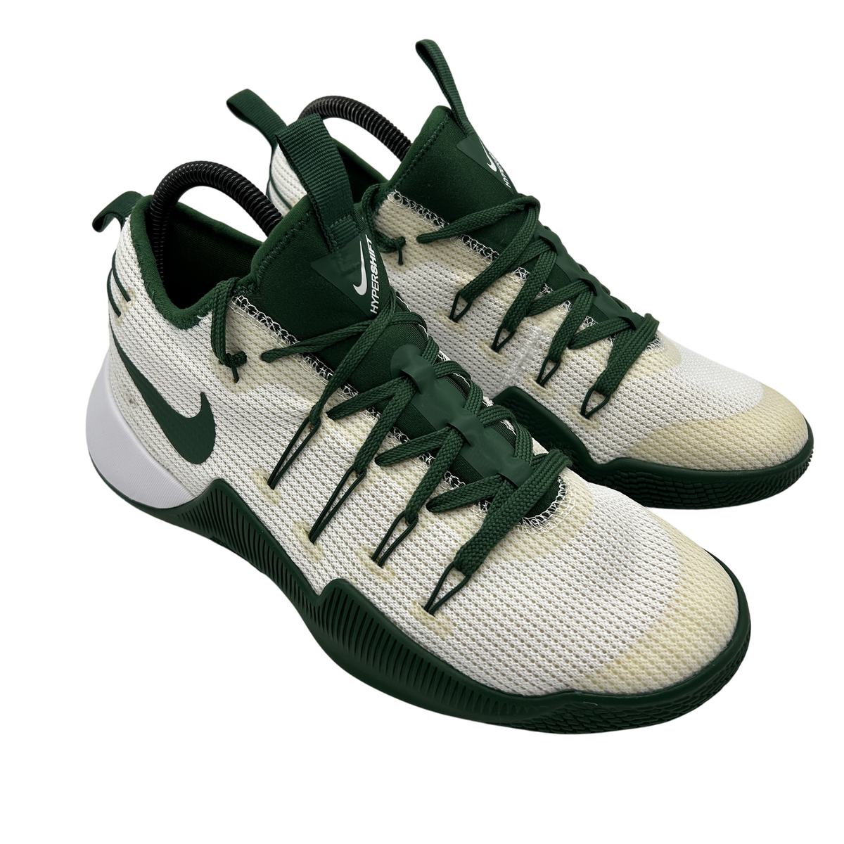 ばいばい Nike HyperShift Shoes Mens Size 8 Green White Basketball Sneakers
