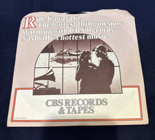 Vintage 1977 Kawasaki snowmobile advertising