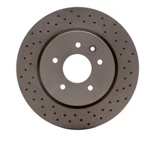 Dynamic Friction 620-20017 Disc Brake Rotor - Drilled For 00-06 Jaguar XKR