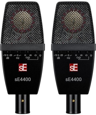 Pair Se Electronics sE4400 All Metal Condenser Microphones w/Switchable Patterns