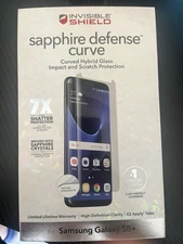 ZAGG Sapphire Defense Curve Screen Protector Samsung Galaxy S8+ NIB (S8 Plus)
