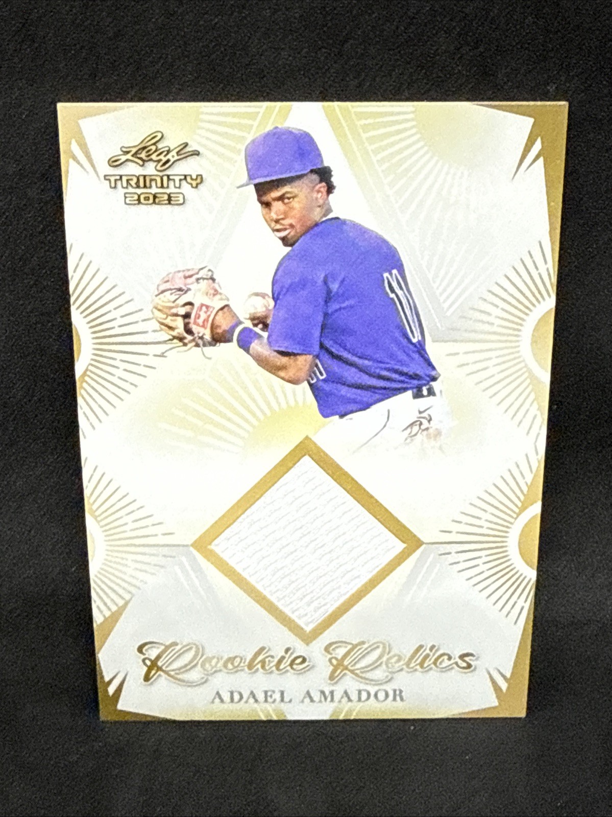 2023 Leaf Trinity Baseball Adael Amador Rookie Relics RR-5