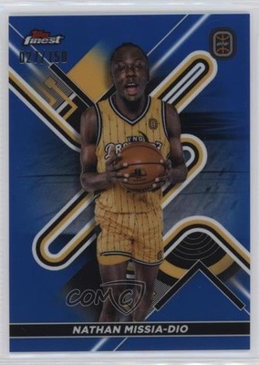 2022 Topps Finest OTE Overtime Elite Blue Refractor 27/150 Nathan Missia-Dio nd3