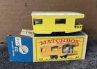 Vintage Matchbox Series Lesney #23 Trailer Yellow Caravan diecast with box.