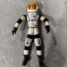 Mattel 1966 Major Matt Mason Man in Space Figure w/ Helmet  Visor Black Strap