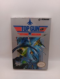 Top Gun: The Second Mission (Nintendo NES, 1989) Complete In Box