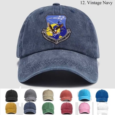 Custom Embroidered Hat Air Force Air To Air Missile Systems Wing, Trucker Hat