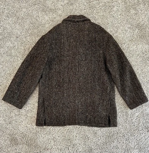Vintage Eddie Bauer Herringbone Wool-Blend Jacket — Made in USA image 10
