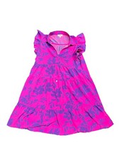 Umgee USA Dress M Tiered Ruffle Floral Ruffle Sleeve CottageCore