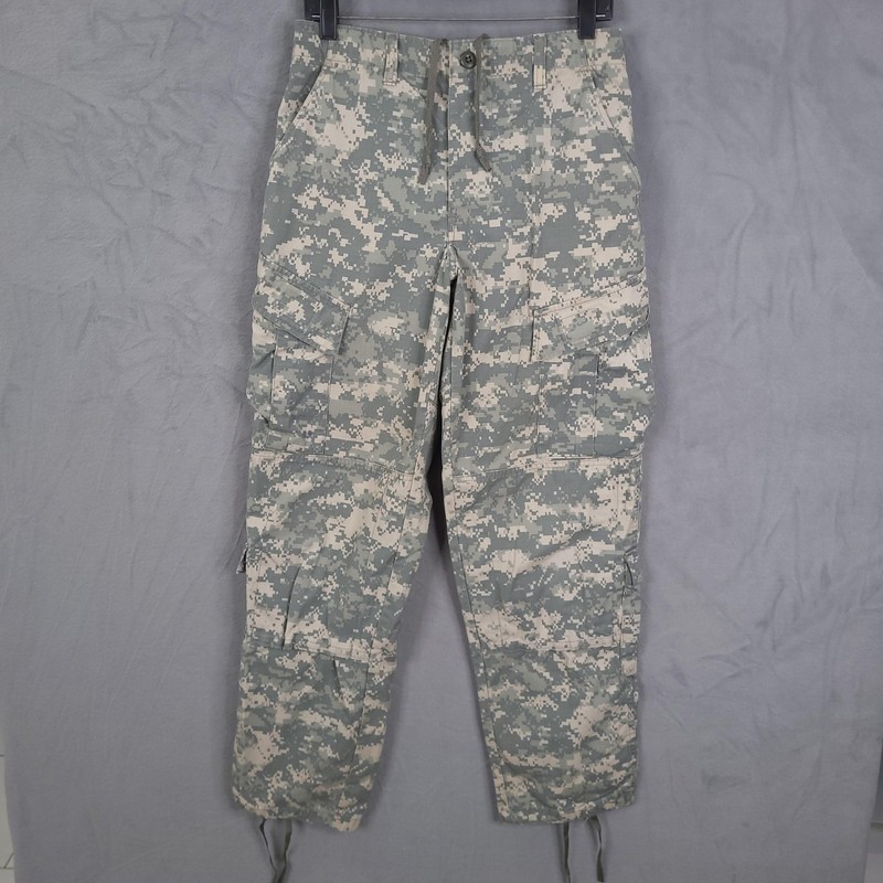 Army Combat Uniform Pants Mens Small Regular Camo Cargo Tactical Military ACU
