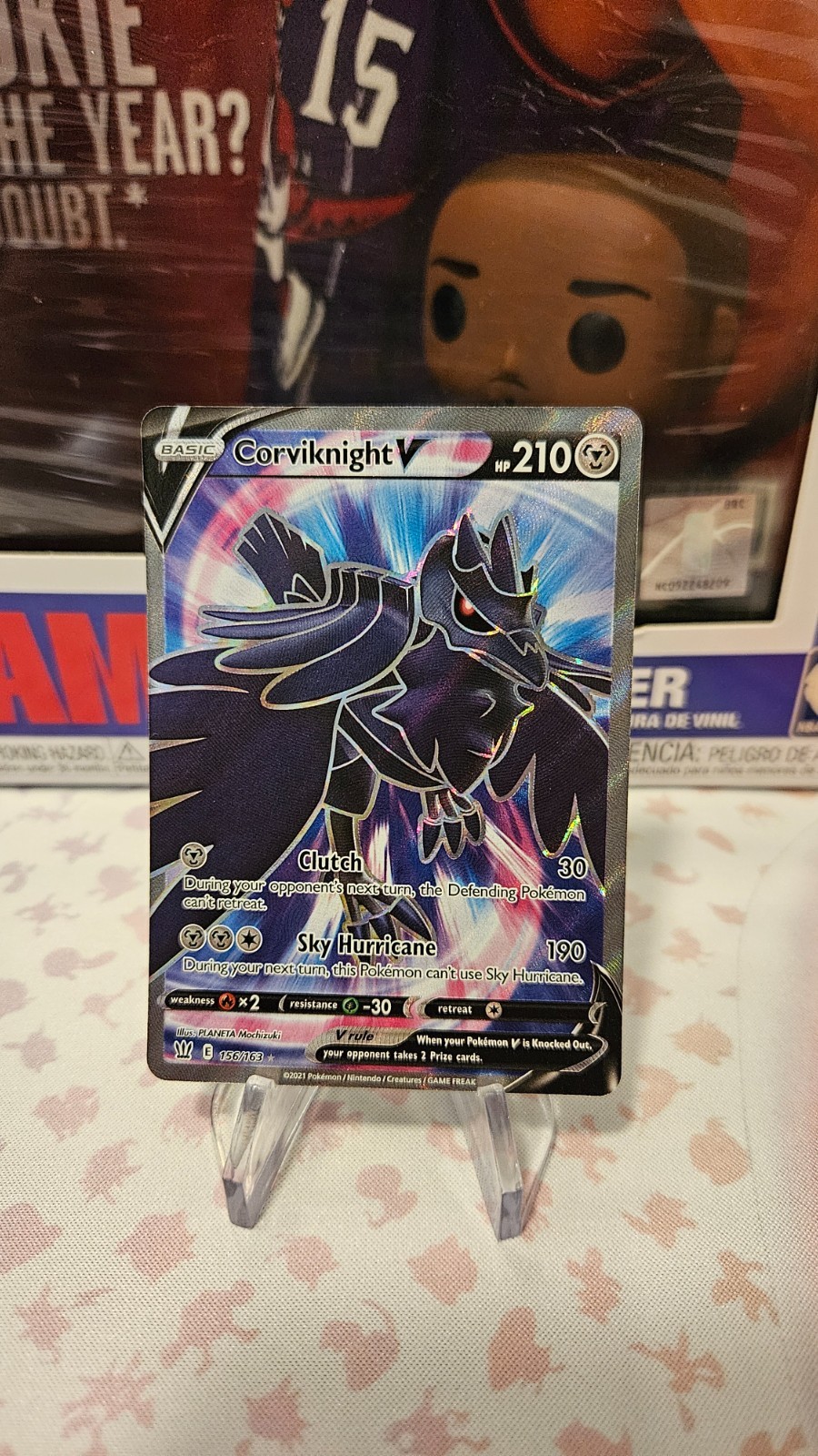 2021 Corviknight V 156/163 Battle Styles Full Art Pokemon Card