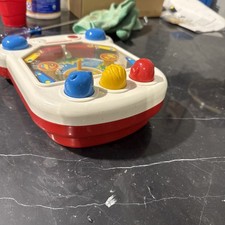 Fisher-Price POP'n Pinball 1992 Toy #2400, Buttons Pop