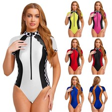 Womens Leotard High Cut Jumpsuits Nightwear Bodysuit Festival One Piece Unitard
