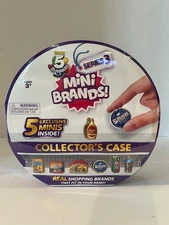 5 Surprise Mini Brands Zuru Series 3 Collector's Case Purple