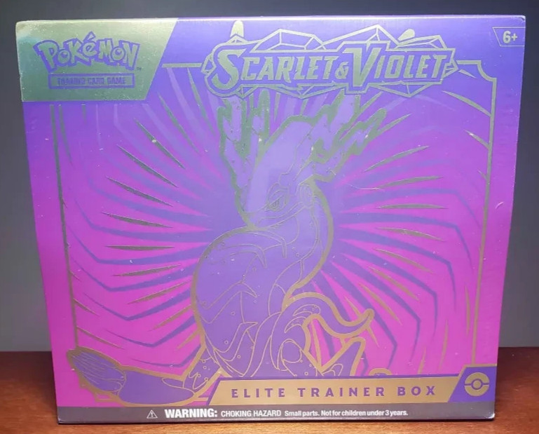 Pokemon TCG Scarlet And Violet Miraidon ETB Sealed Elite Trainer Box Tear