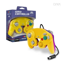 Cirka Wired Controller Yellow Purple - Brand New - Gamecube, WII