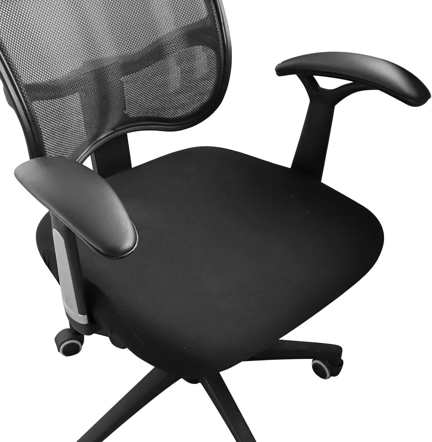 Seat Covers Spandex Strech Computer Desk Chair Seat Cushion Slipcov