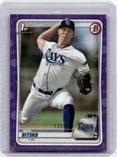2020 Bowman Draft Purple Nick Bitsko RC /250 Tampa Bay Rays #BD-61