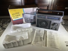 Vintage Realistic Model 12-625A AM/FM Portable Radio In Box, Radio Shack