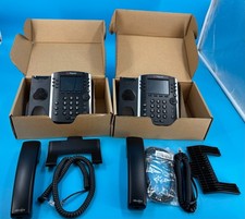 Set Of 2 Polycom VVX410 VoIP Phones Open Box See Description Free Shipping