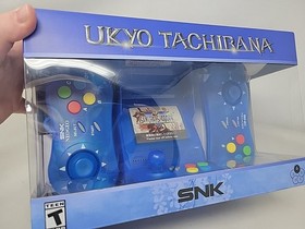 NEO GEO mini Samurai Shodown Tachibana Ukyo ver Limited Console Blue SNK NEW