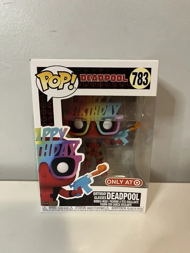 New Birthday Deadpool #783 Funko Pop Target Exclusive Vinyl Figurine Toy