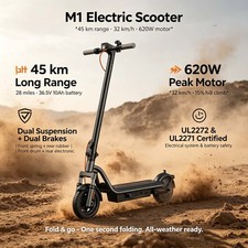 2026 Adult Electric Scooter Foldable Long Range High Speed 32KM/H Urban Commuter