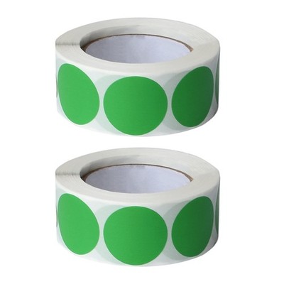 1000 Pcs 1 Inch Round Color Coding Circle Dot Stickers Marking Organization
