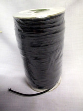 Elastic round Spool Black- 3mm Stretch Cord