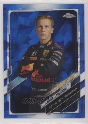 2021 Topps Chrome Sapphire Formula 1 F2 Racers Future Stars Liam Lawson #68 0mq1
