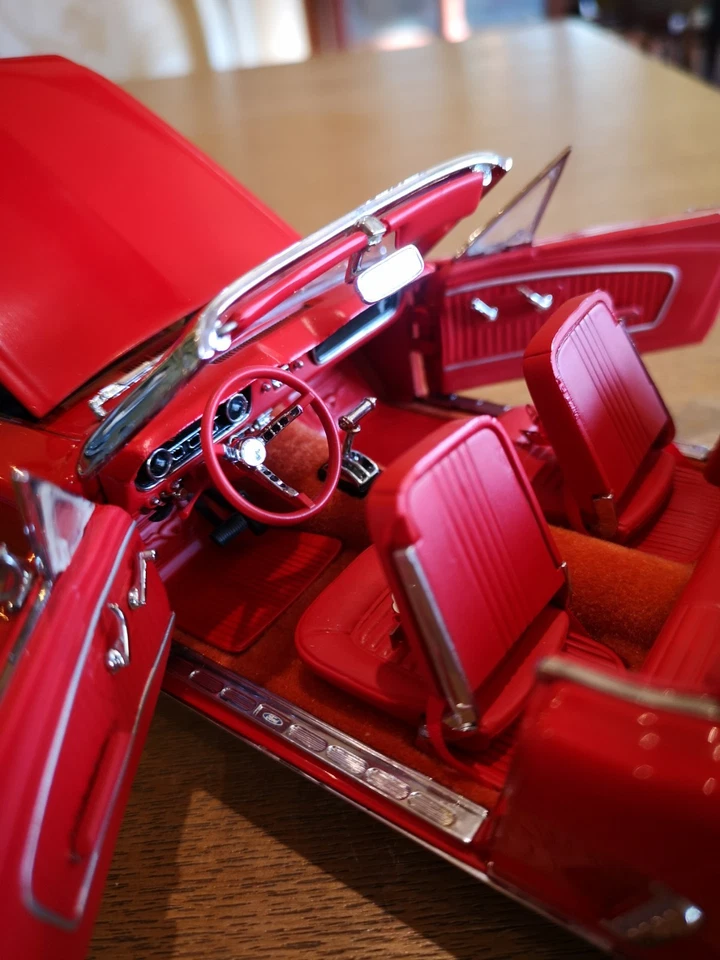 modellini auto 1 18 Ford Mustang Del 1964 Della Precis+ Harley Davidson sc. 1/24 - Immagine 3 di 4