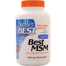 Doctor's Best MSM with OptiMSM  180 caps